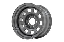 Cargar imagen en el visor de la galería, Steel Wheel Gray 16x8 6x5.5 4.25 Bore -12 Rough Country
