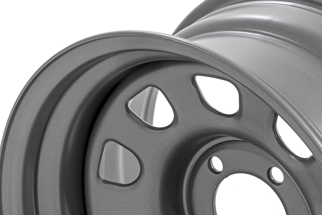 Steel Wheel Gray 16x8 6x5.5 4.25 Bore -12 Rough Country
