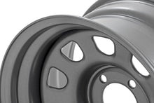 Cargar imagen en el visor de la galería, Steel Wheel Gray 16x8 6x5.5 4.25 Bore -12 Rough Country