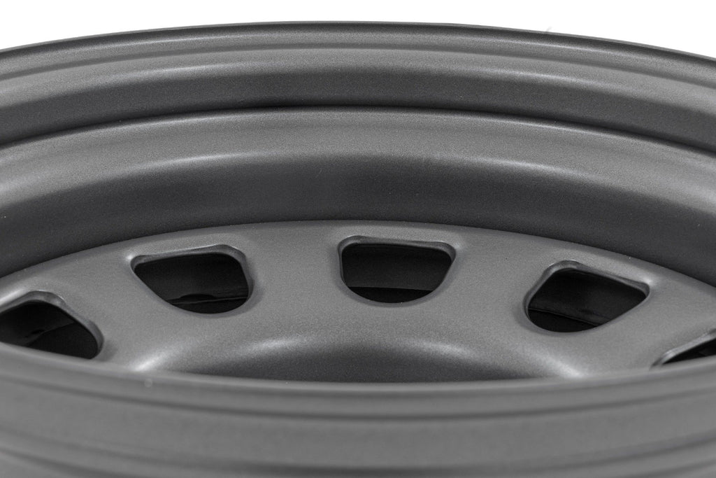 Steel Wheel Gray 17x9 5x5 3.30 Bore -12 Rough Country