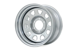 Steel Wheel Chrome 16x8 5x4.5 3.30 Bore -6 Rough Country