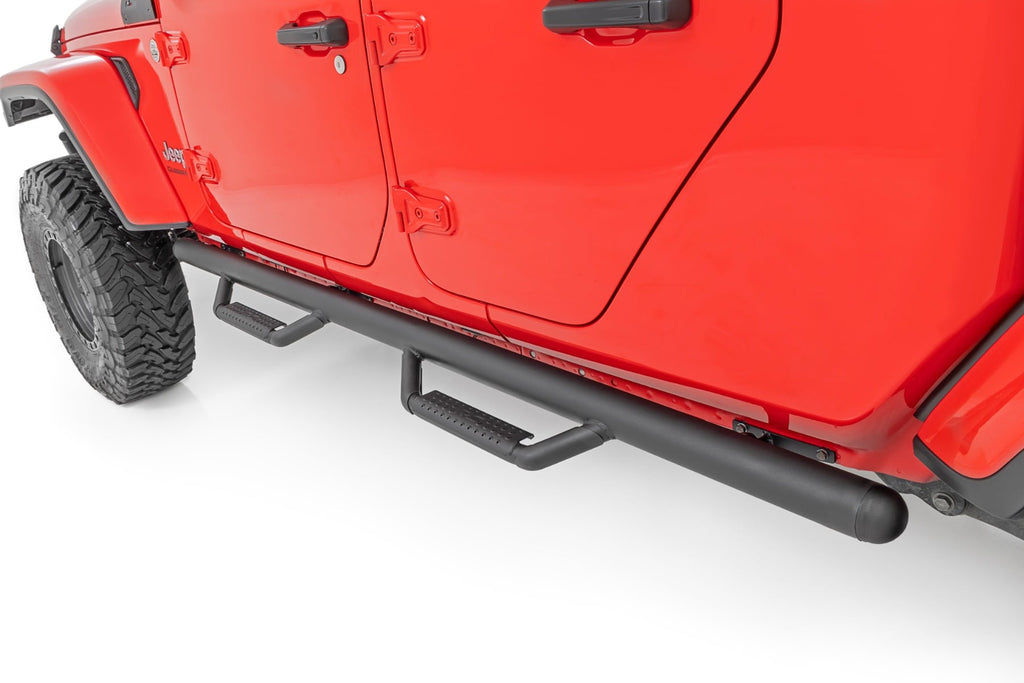 Nerf Steps Cab Length Crew Cab Jeep Gladiator JT 4WD (2020-2025) Rough Country