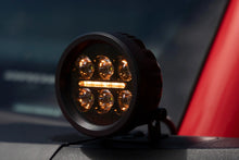 Load image into Gallery viewer, Rough Country Black Series Round LED Light Pair | 3.5 Inch | Amber DRL