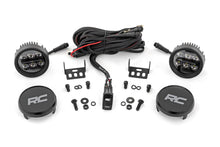Load image into Gallery viewer, Rough Country Black Series Round LED Light Pair | 3.5 Inch | Amber DRL