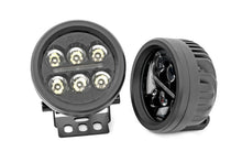 Load image into Gallery viewer, Rough Country Black Series Round LED Light Pair | 3.5 Inch | Amber DRL