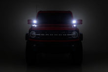 Load image into Gallery viewer, Rough Country Black Series Round LED Light Pair | 3.5 Inch | Amber DRL