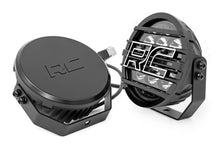 Load image into Gallery viewer, Rough Country Black Series Halo LED Light Pair | 70805B | White/Amber DRL | 6.5 Inch | Round