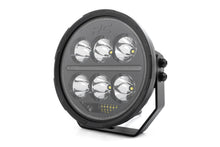 Load image into Gallery viewer, Rough Country Black Series Halo LED Light Pair | 70805B | White/Amber DRL | 6.5 Inch | Round