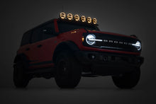 Load image into Gallery viewer, Rough Country Black Series Halo LED Light Pair | 70805B | White/Amber DRL | 6.5 Inch | Round