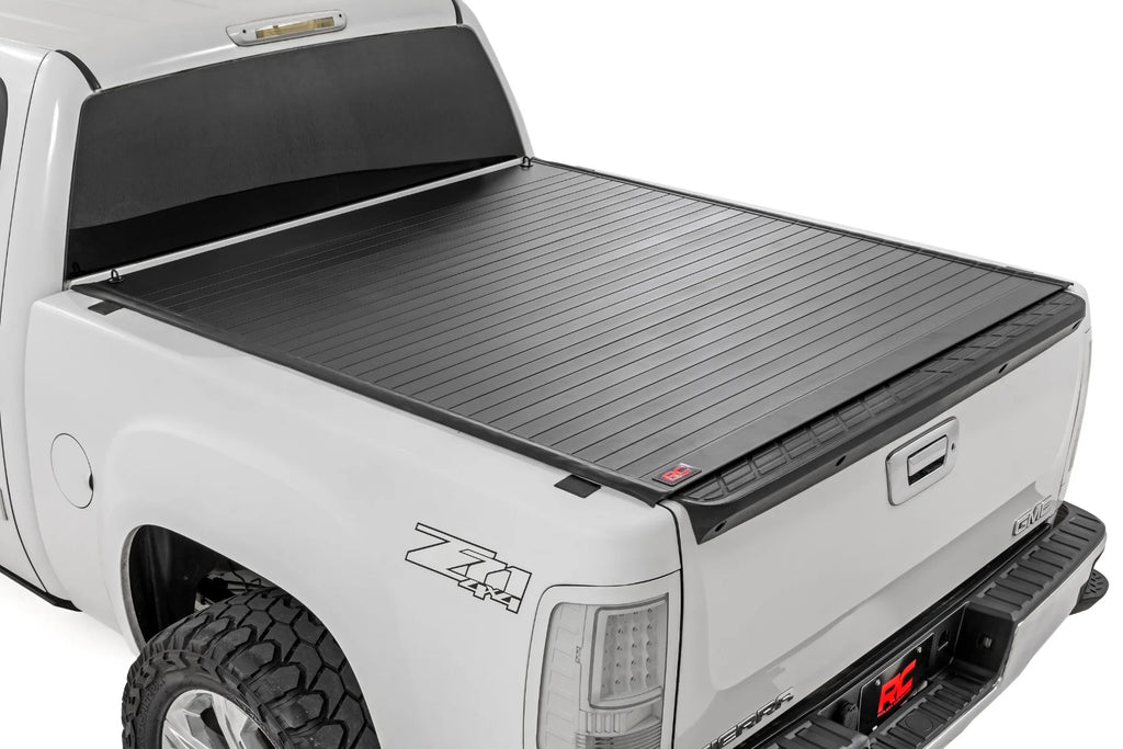 Rough Country Hard Roll Up Bed Cover | 2007 - 2013 Chevy Silverado / GMC Sierra 1500 5'9" Bed Length