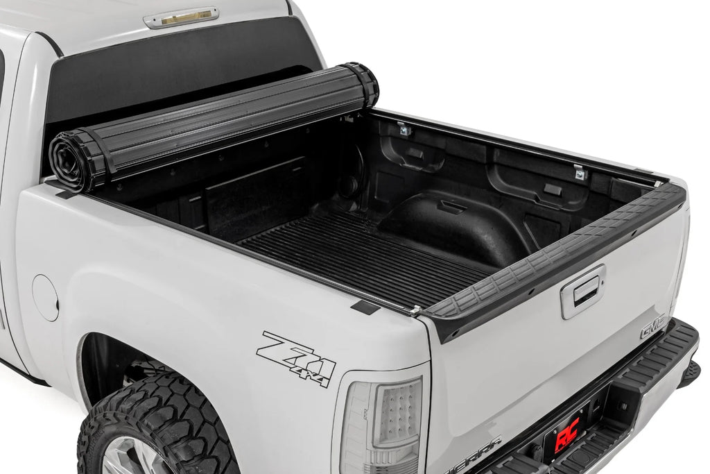 Rough Country Hard Roll Up Bed Cover | 2007 - 2013 Chevy Silverado / GMC Sierra 1500 5'9" Bed Length