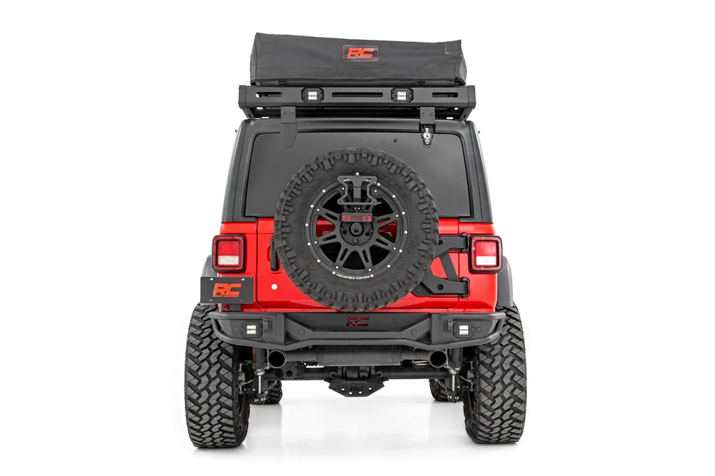 Rough Country Roof Top Tent Rack Mount | 12 Volt Accessory & LED Light Kit | 99050