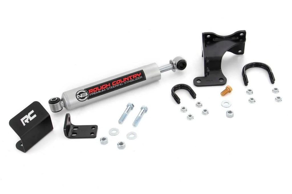 Rough Country N3 Steering Stabilizer Kit | 8731930 | 2007 - 2018 Jeep Wrangler JK JKU