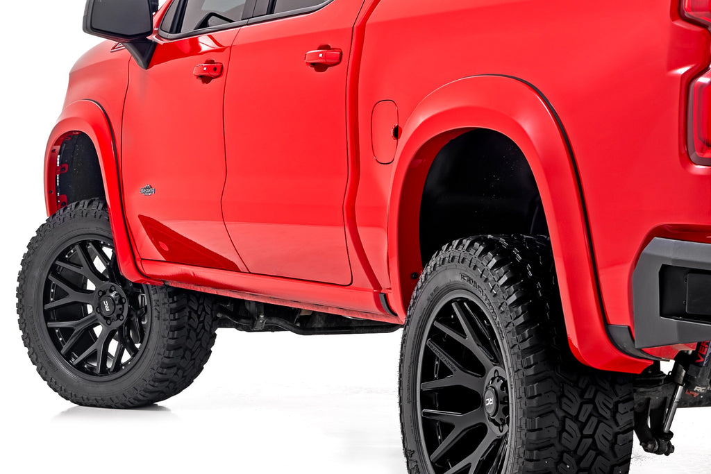 Fender Flares Sport GTL Desert Sand Chevy Silverado 1500 2WD/4WD (19-26) Rough Country