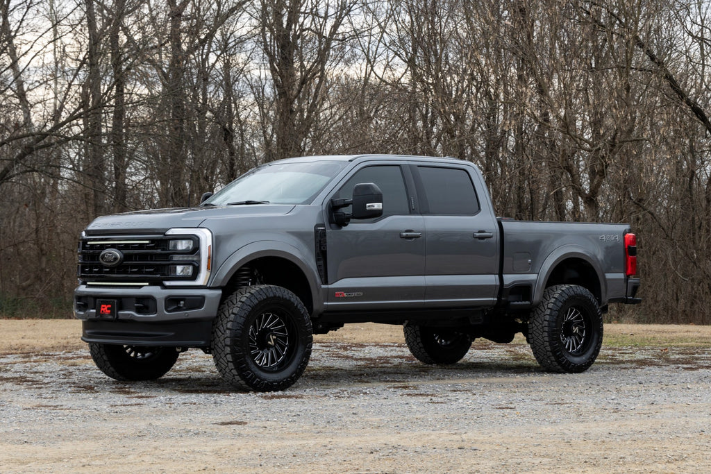 Sport Fender Flares JS Iconic Silver Ford F-250/F-350 Super Duty (23-26) Rough Country