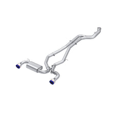 Cargar imagen en el visor de la galería, 20-Up Toyota Supra T304 Stainless Steel 3 inch Cat-Back Dual Rear Outlet with Burnt End Tips 2 4.5 inch T305 Burnt End Tips Included MBRP