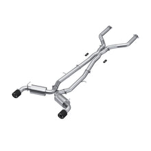 Cargar imagen en el visor de la galería, 3 Inch Cat Back Exhaust System Dual Rear For 17-22 Infiniti Q60 3.0L RWD/AWD T304 Stainless Steel With Carbon Fiber Tips MBRP