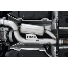 2015-2019 Volkswagen Golf Armor Pro Series 3 Inch Cat Back Quad Split Rear T304 Stainless Steel with Carbon Fiber Tips Exhaust System MBRP