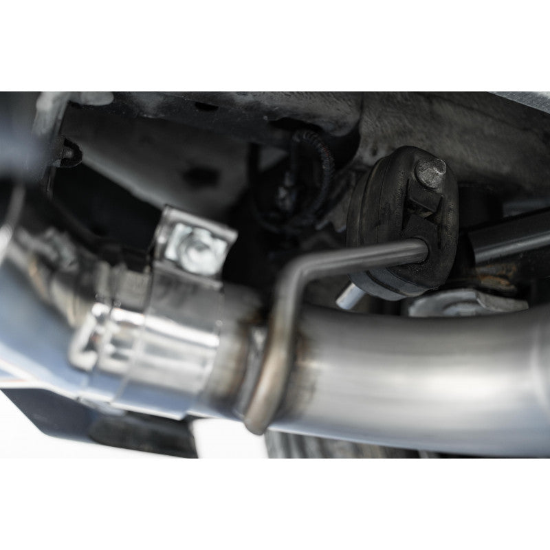 2015-2019 Volkswagen Golf Armor Pro Series 3 Inch Cat Back Quad Split Rear T304 Stainless Steel with Carbon Fiber Tips Exhaust System MBRP