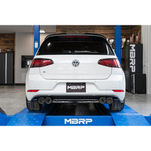 Load image into Gallery viewer, 2015-2019 Volkswagen Golf Armor Pro Series 3 Inch Cat Back Quad Split Rear T304 Stainless Steel with Carbon Fiber Tips Exhaust System MBRP