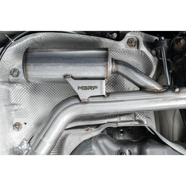 2015-2021 Volkswagen Golf Armor Pro Series 3 Inch Cat Back Dual Split Rear Exit T304 Stainless Steel with Carbon Fiber Tips Exhaust System MBRP