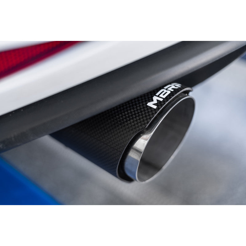 2015-2021 Volkswagen Golf Armor Pro Series 3 Inch Cat Back Dual Split Rear Exit T304 Stainless Steel with Carbon Fiber Tips Exhaust System MBRP