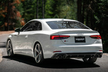 Cargar imagen en el visor de la galería, T304 Stainless Steel 2.5 Inch Resonator Back Dual Rear Quad Carbon Fiber Tips 18-Up Audi S5 Coupe/S4 Sedan MBRP