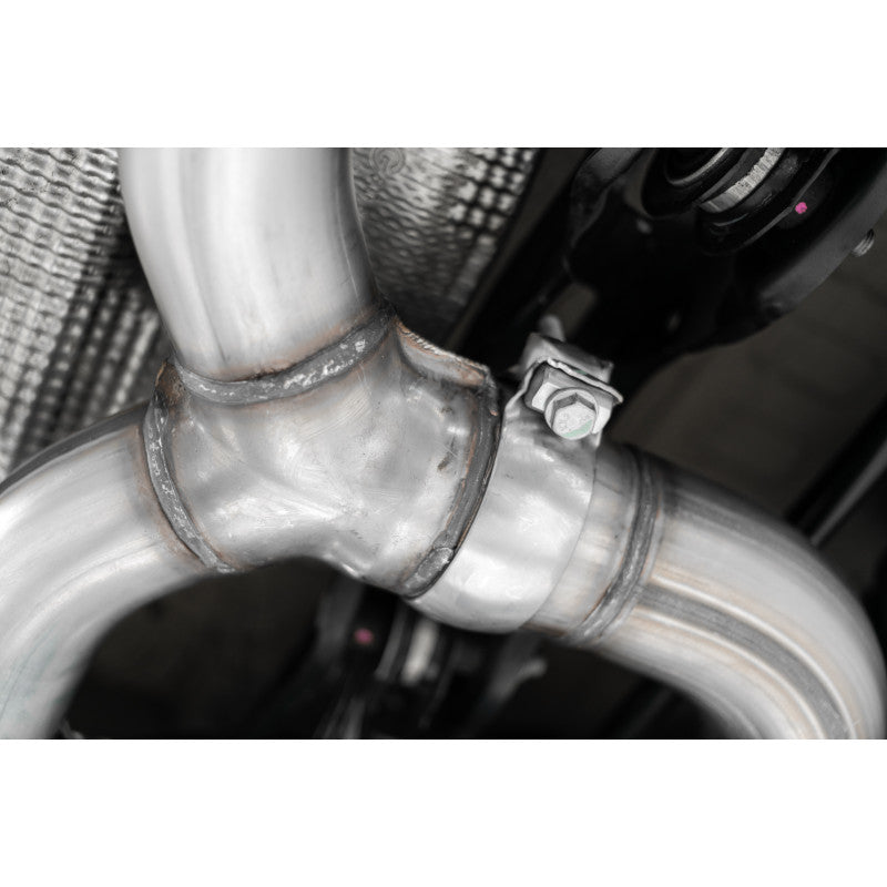 2019-2021 VW Jetta GLI Armor Pro Series 3 Inch Cat Back Dual Rear Exit T304 Stainless Steel with Carbon Fiber Tips Exhaust System MBRP