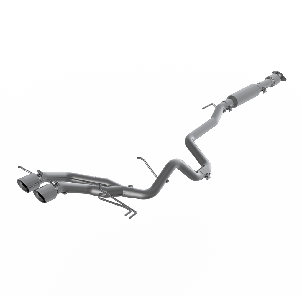 2.5 Inch Cat Back Exhaust System Dual Exit For 13-18 Hyundai Veloster Turbo T304 Stainless Steel With Tips MBRP