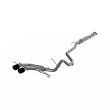 Load image into Gallery viewer, 2.5 Inch Cat Back Exhaust System Dual Exit For 13-18 Hyundai Veloster Turbo T409 Stainless Steel With Carbon Fiber Tips MBRP