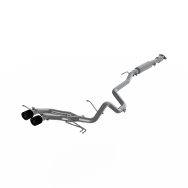 2.5 Inch Cat Back Exhaust System Dual Exit For 13-18 Hyundai Veloster Turbo T409 Stainless Steel With Carbon Fiber Tips MBRP