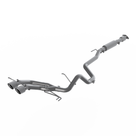 2.5 Inch Cat Back Exhaust System Dual Exit For 13-18 Hyundai Veloster Turbo Aluminized Steel With Tips MBRP