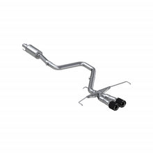 Load image into Gallery viewer, 2019-2021 Hyundai Veloster Armor Pro 3 Inch Cat Back Dual Split Center Rear Exit T304 Stainless Steel with Carbon Fiber Tips MBRP