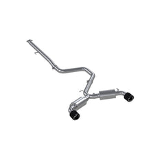 Load image into Gallery viewer, T304 Stainless Steel 3 inch Cat-Back Dual Split Rear with Carbon Fiber Tips (2) 5 inch OD Carbon Fiber Tips Included MBRP