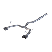Cargar imagen en el visor de la galería, Armor Pro Subaru 3 Inch Cat Back Exhaust System Dual Split Rear-Quad Carbon Fiber Tips For 11-2021 Subaru Impreza WRX 2.0L MBRP