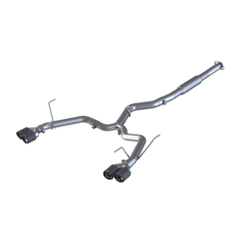 Armor Pro Subaru 3 Inch Cat Back Exhaust System Dual Split Rear-Quad Carbon Fiber Tips For 11-2021 Subaru Impreza WRX 2.0L MBRP