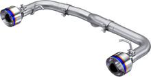 Load image into Gallery viewer, 22-Up Subaru BRZ and 22-Up Toyota GR86 2.4L T304 Stainless Steel 2.5 Inch Axle-Back Dual Split Rear with Burnt End Tips MBRP