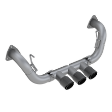 Load image into Gallery viewer, 17-22 Acura NSX Armor Pro 2.5 Inch Cat Back Triple Rear Exit T304 Stainless Steel with Carbon Fiber Tips Exhaust System MBRP