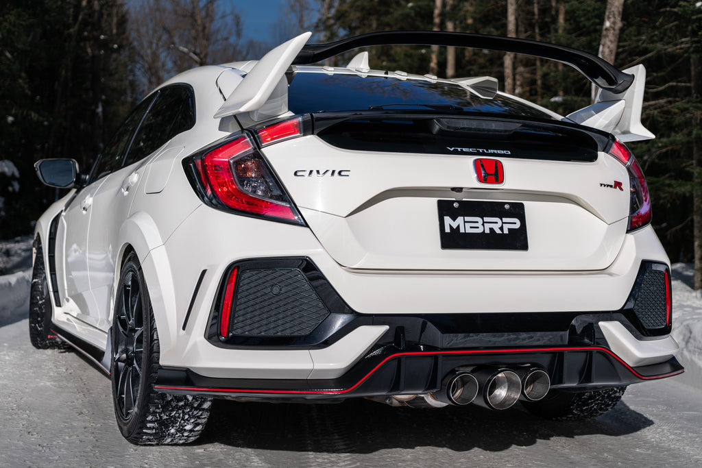 2017-2021 Honda Civic Type R 2.0L T304 Stainless Steel 3 Inch Cat-Back Triple Rear Outlet MBRP