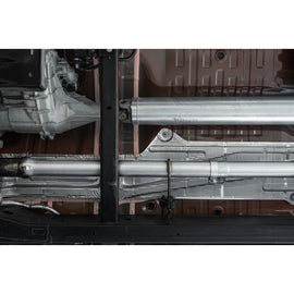 2.5 Inch Cat Back Exhaust System For 19-up Silverado/Sierra 1500 6.2L, 2022 Silverado LTD/ Sierra Limited 6.2L Dual Rear Aluminized Steel MBRP