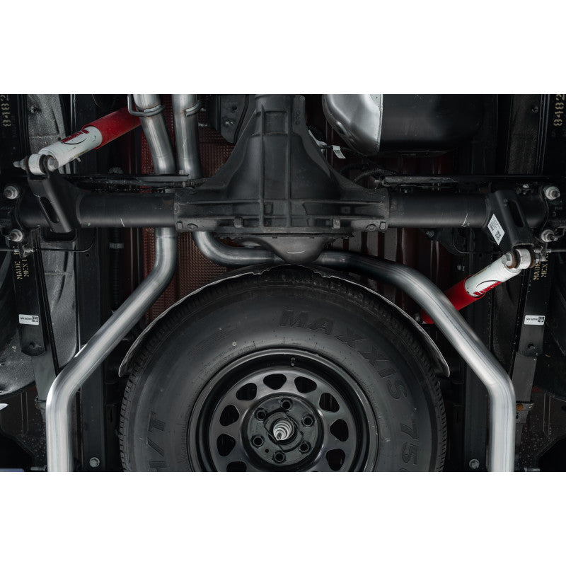 2.5 Inch Cat Back Exhaust System For 19-up Silverado/Sierra 1500 6.2L, 2022 Silverado LTD/ Sierra Limited 6.2L Dual Rear Aluminized Steel MBRP