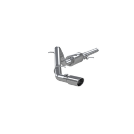 3 Inch Cat Back Exhaust System Single Side Exit Aluminized Steel For 14-18 Silverado/Sierra 1500 MBRP