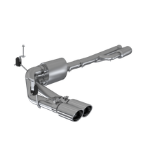 Cargar imagen en el visor de la galería, 3 Inch Cat Back Exhaust System Pre-Axle Dual Outlet Aluminized Steel For 19-Up Silverado/Sierra 1500, 2022 Silverado LTD/ Sierra Limited 5.3L MBRP