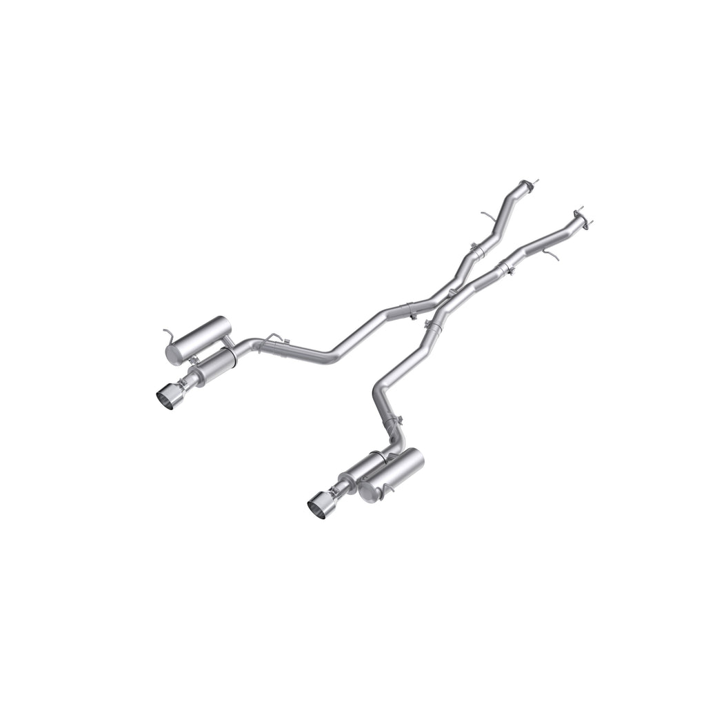 11-Present Dodge Durango 5.7L, Armor Lite 3-Inch Cat-Back Dual Split Rear, Street Profile MBRP