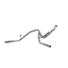 Cargar imagen en el visor de la galería, 11-14 Ford F-150 3 Inch Cat-Back 2.5 Inch Dual Split Side Armor Lite, MBRP
