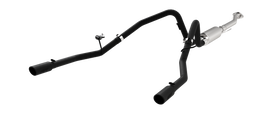 2.5 Inch Cat Back Exhaust System Dual Rear Exit For 11-14 Ford F-150 V6 EcoBoost Black Coated MBRP