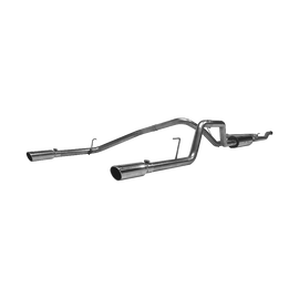 Cat Back Exhaust System Dual Split Rear T409 Stainless Steel For 04-15 Nissan Titan 5.6L MBRP