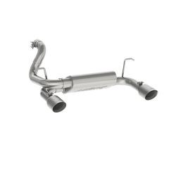 Jeep 2.5 Inch Axle Back Dual Rear Exit Armor Plus Series For 18-Up Wrangler JL 2/4 DR 3.6L MBRP