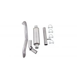 Cat Back Exhaust System Single Rear Exit Off Road Aluminum For 12-18 Jeep Wrangler/Rubicon JK 3.6L V6 2/4 Door MBRP