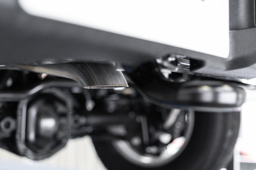 Jeep Cat Back Exhaust System Single Rear Exit Armor Lite Series For 18-Up Wrangler JL 2/4 Door 2.0L, 3.6L MBRP
